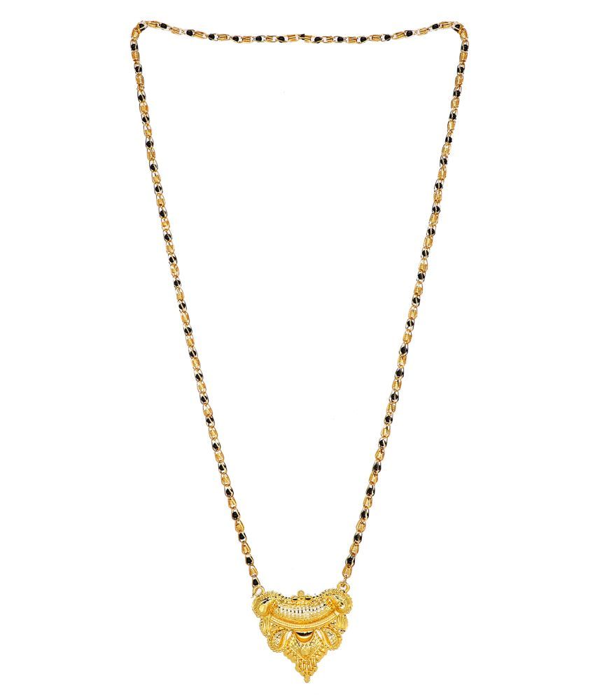     			h m product Gold Plated Letest & Designer Mangalsutra For Women-100257