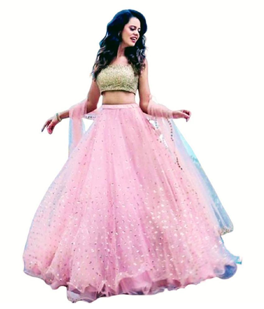 pink lehenga snapdeal
