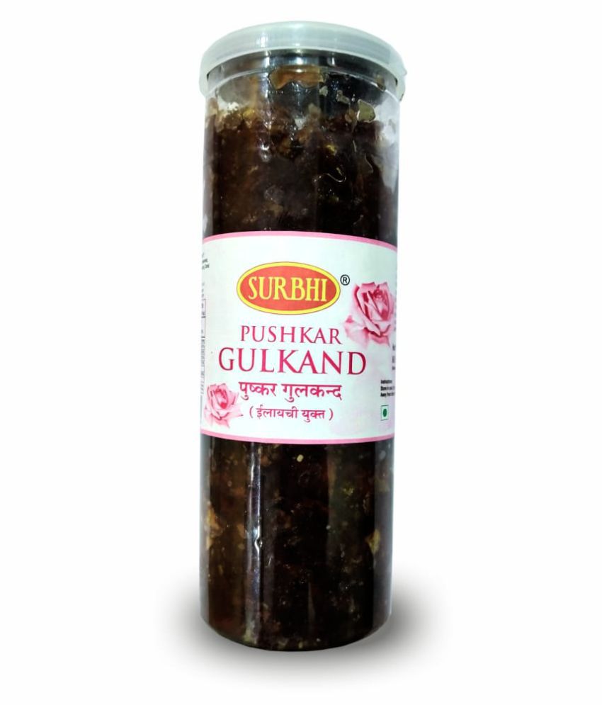 SURBHI Natural Organic PUSHKAR GULAB Gulkand Hard Candies 700 gm Pack of 2