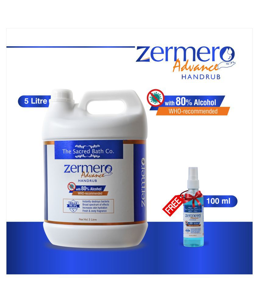     			ZERMERO - Antiseptic Hand Sanitizer 5100 mL (Pack of 1)