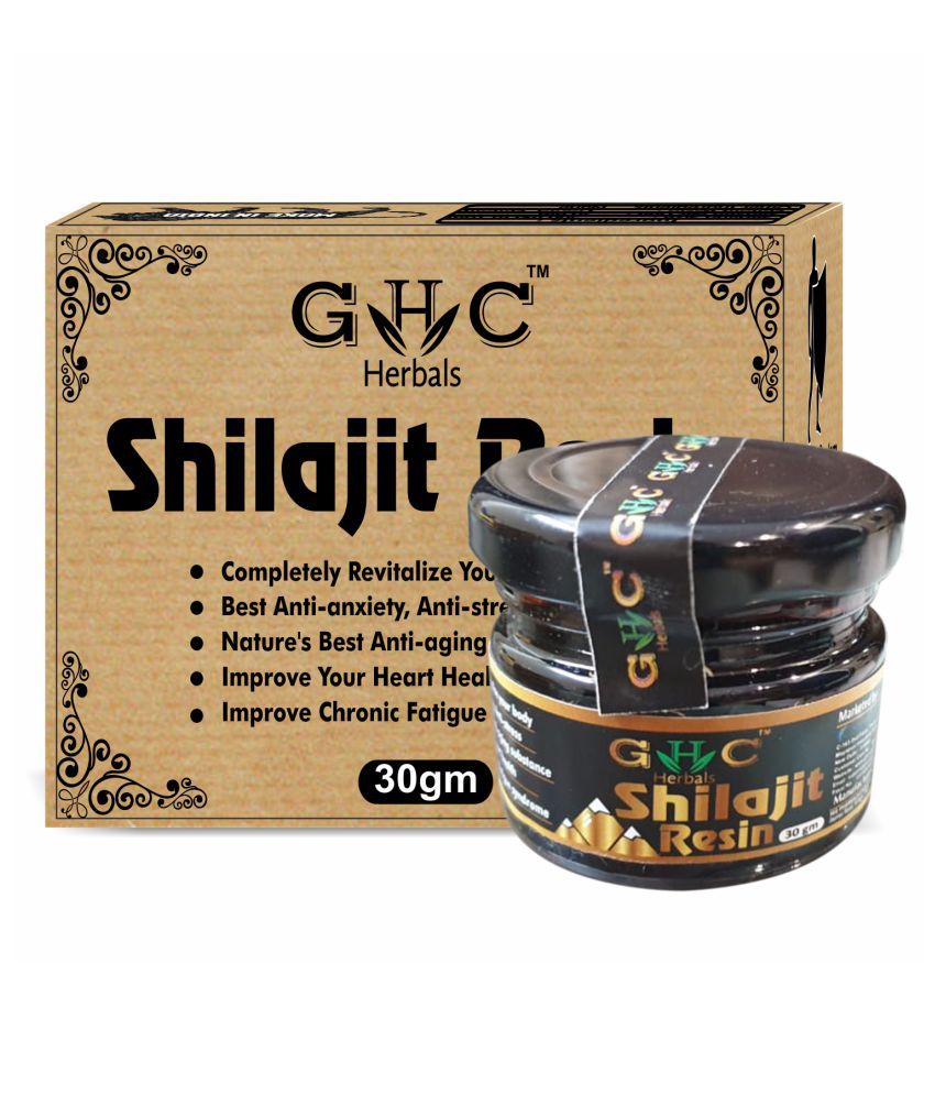 GHC Herbals Pure Ayurvedic Shilajit Resin Syrup 30 gm