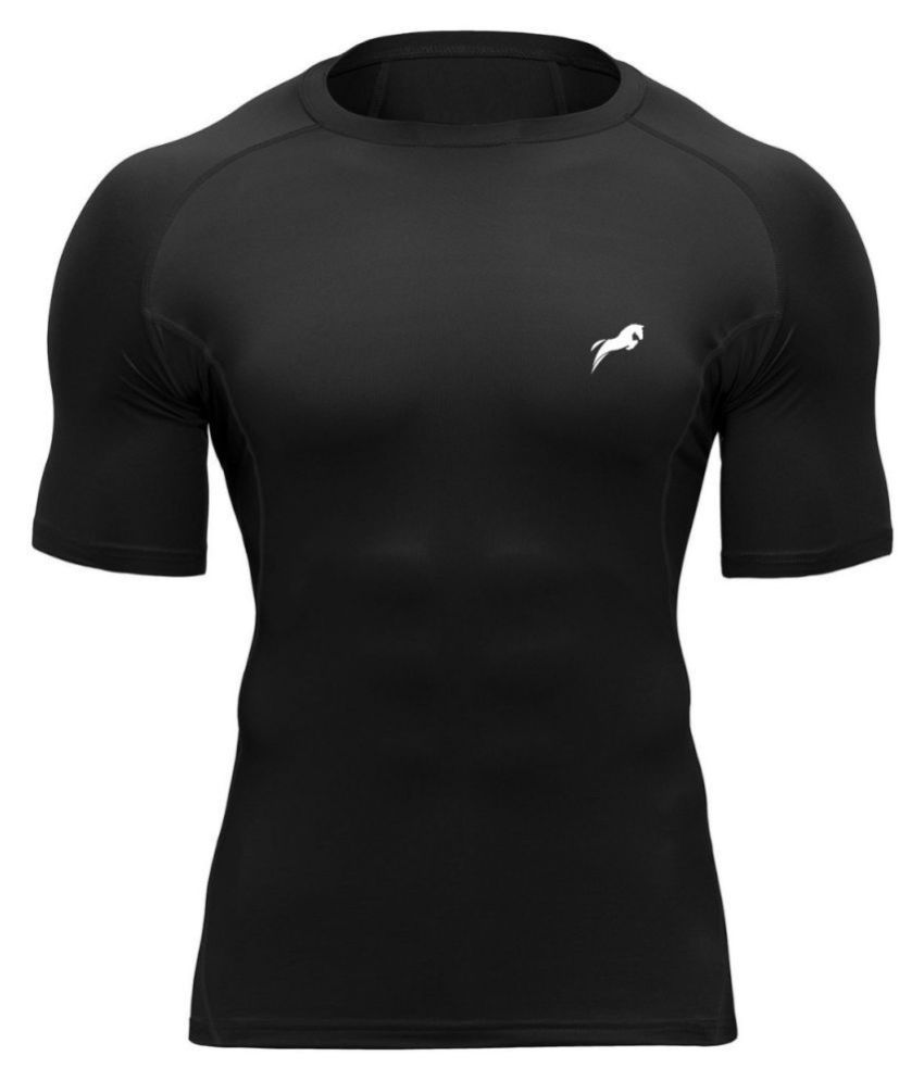     			Rider Compression T-Shirt, Top Half Sleeve Plain Athletic Fit Multi Sports Cycling, Cricket, Football, Badminton, Gym, Fitness & Other Outdoor Inner Wear