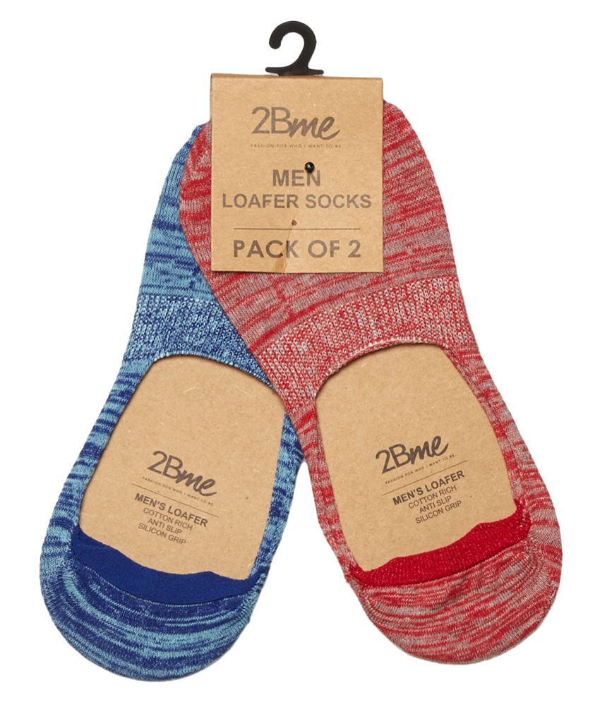 2Bme Blue Casual No Show Socks Pack of 2 Buy Online at Low Price in