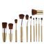 Foolzy 11 Pieces Makeup Brushes Kit, For Professional Look Synthetic Wet Dry Products,Blending 240 g 11 Pcs