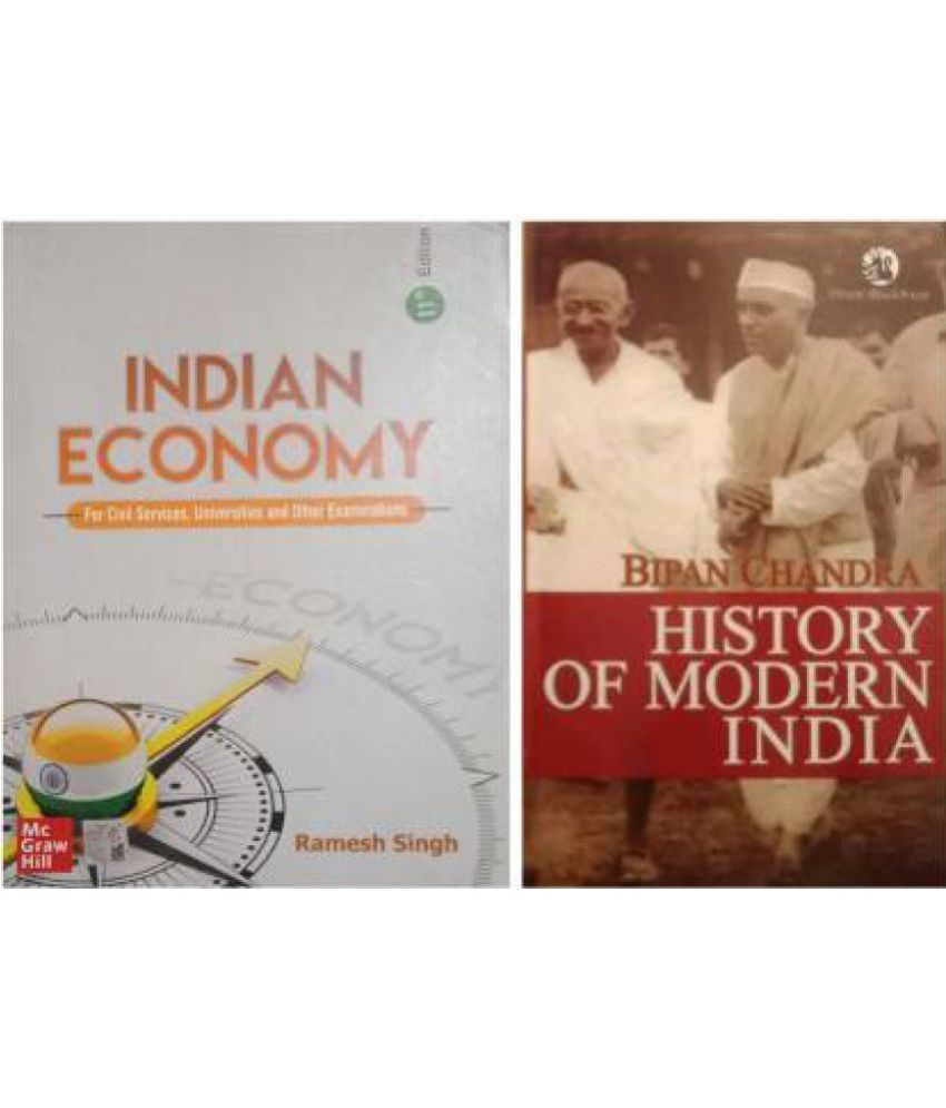 Indian Economy By Ramesh Singh History Of Modern India By Bipin Chandra Combo Pack Of 2 Book Buy Indian Economy By Ramesh Singh History Of Modern India By Bipin