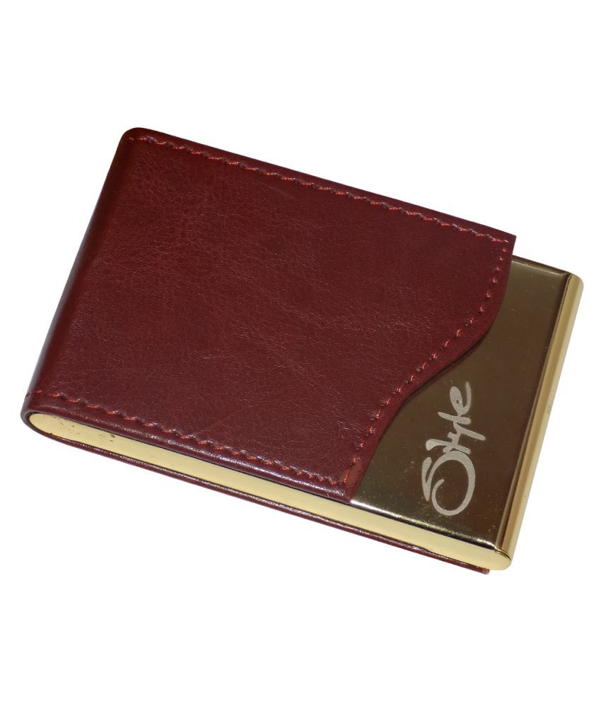     			STYLE SHOES Brown Wallet