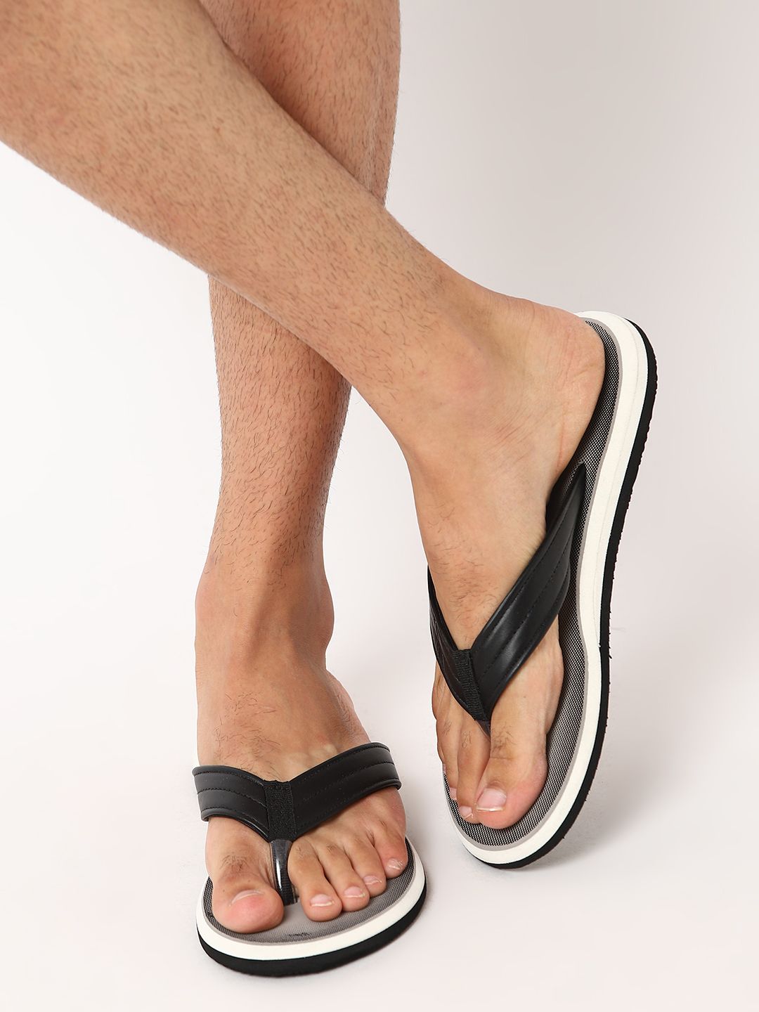UrbanMark Grey Regular wear Slippers Price in India- Buy UrbanMark Grey Regular wear Slippers 