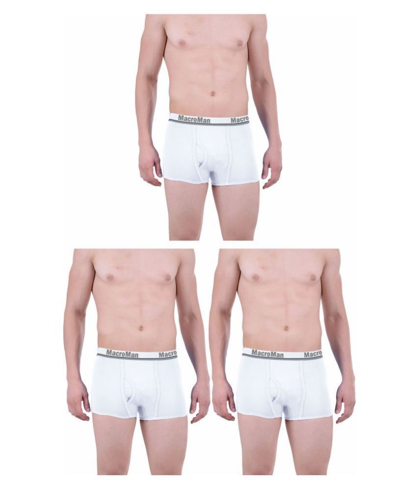     			Rupa White Trunk Pack of 3