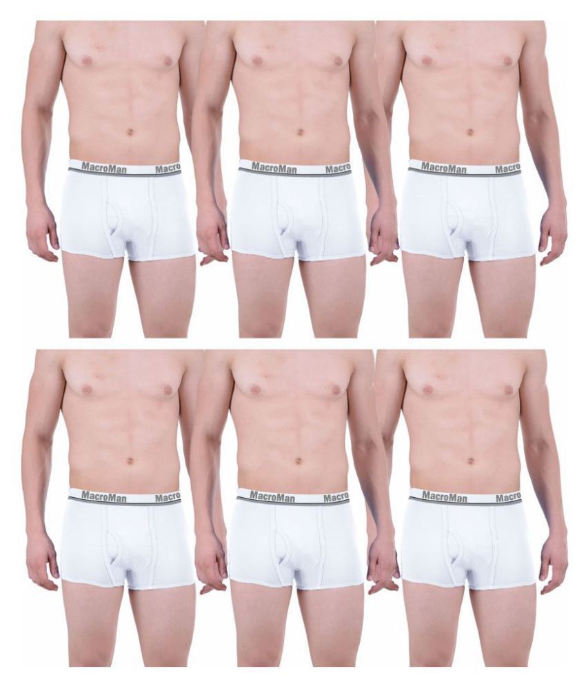     			Rupa White Trunk Pack of 6