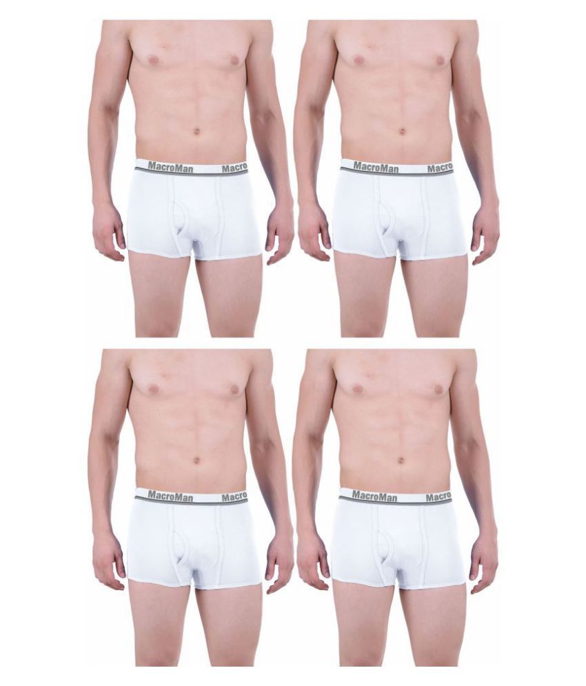     			Rupa White Trunk Pack of 4