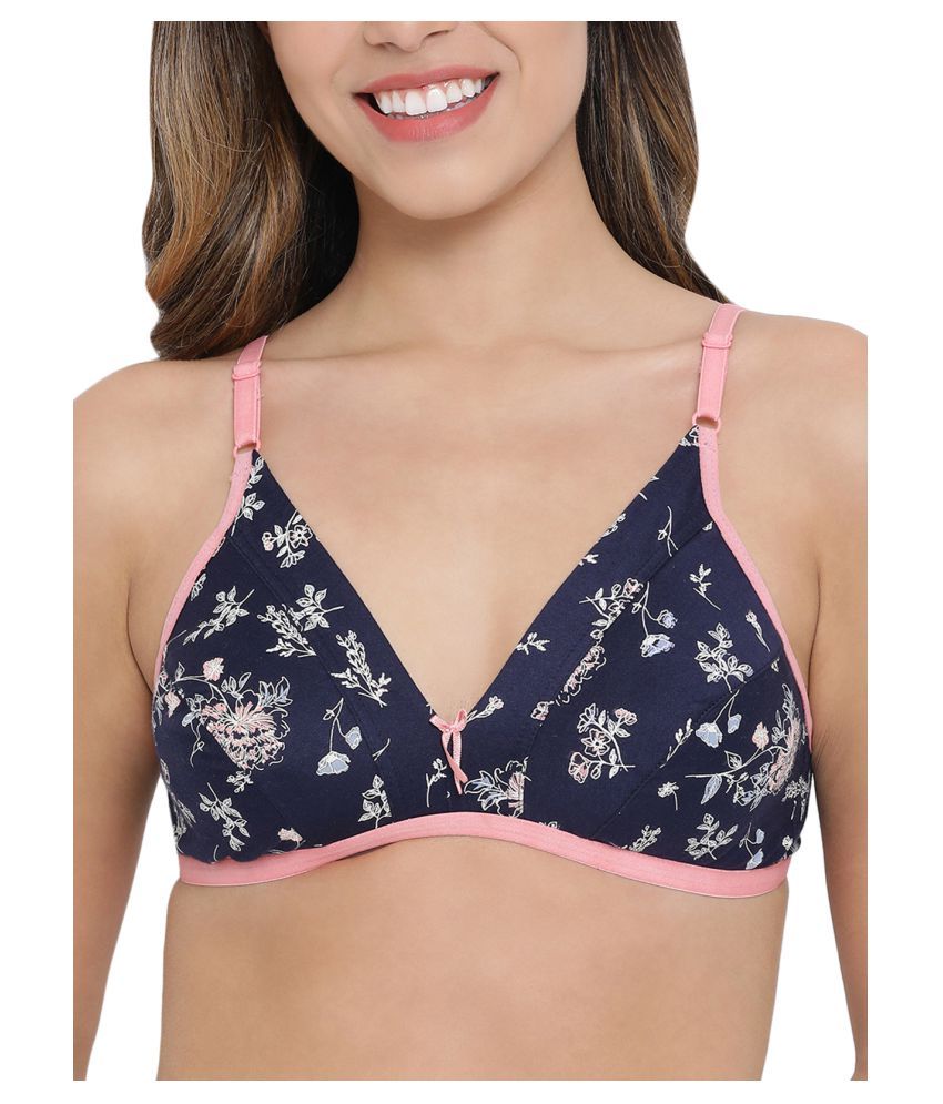     			Clovia Cotton Everyday Bra - Blue