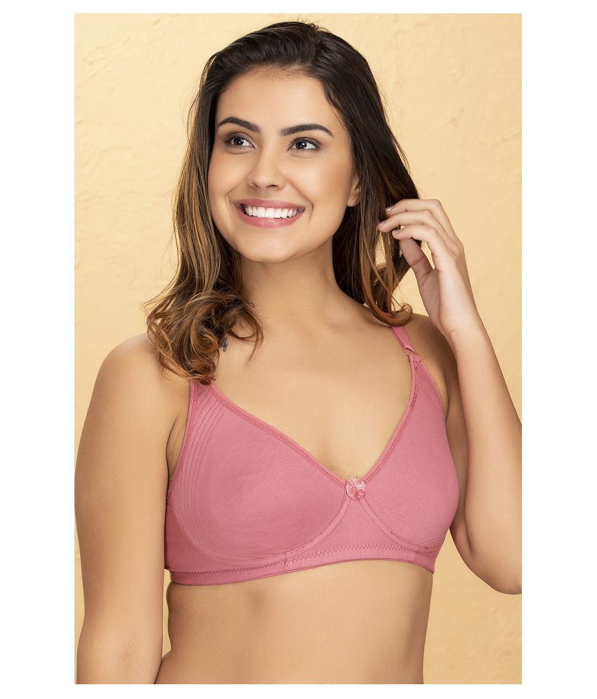     			Clovia Cotton Everyday Bra - Pink