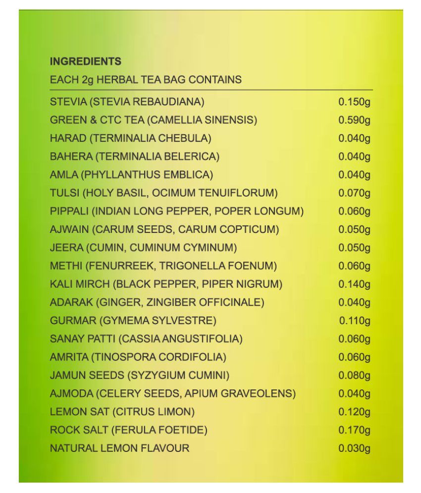 Herbal Prasadam Weight Loss Tea Bags 300 gm Pack of 6 Buy Herbal