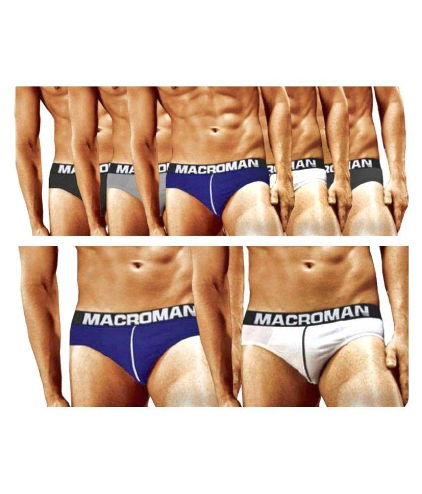     			Macroman Multi Brief Pack of 7