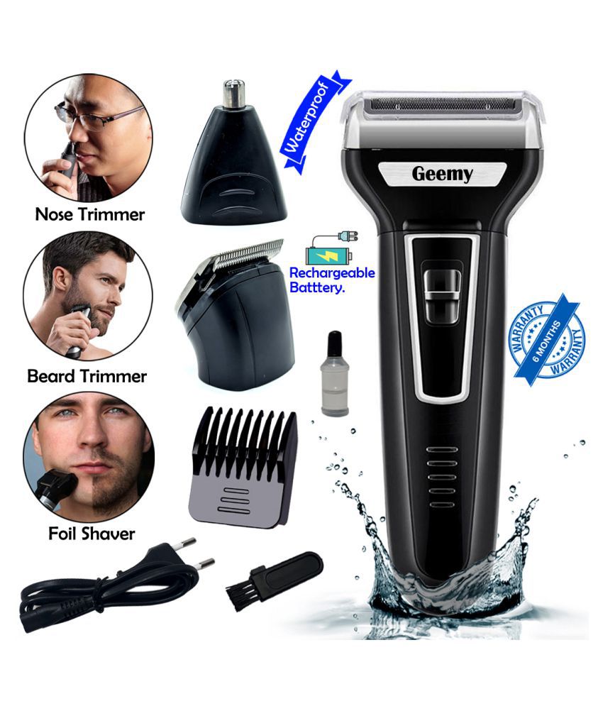 beard trimmer shaver combo
