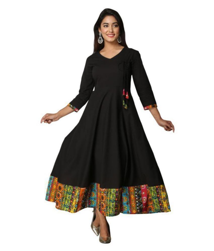 women anarkali kurti