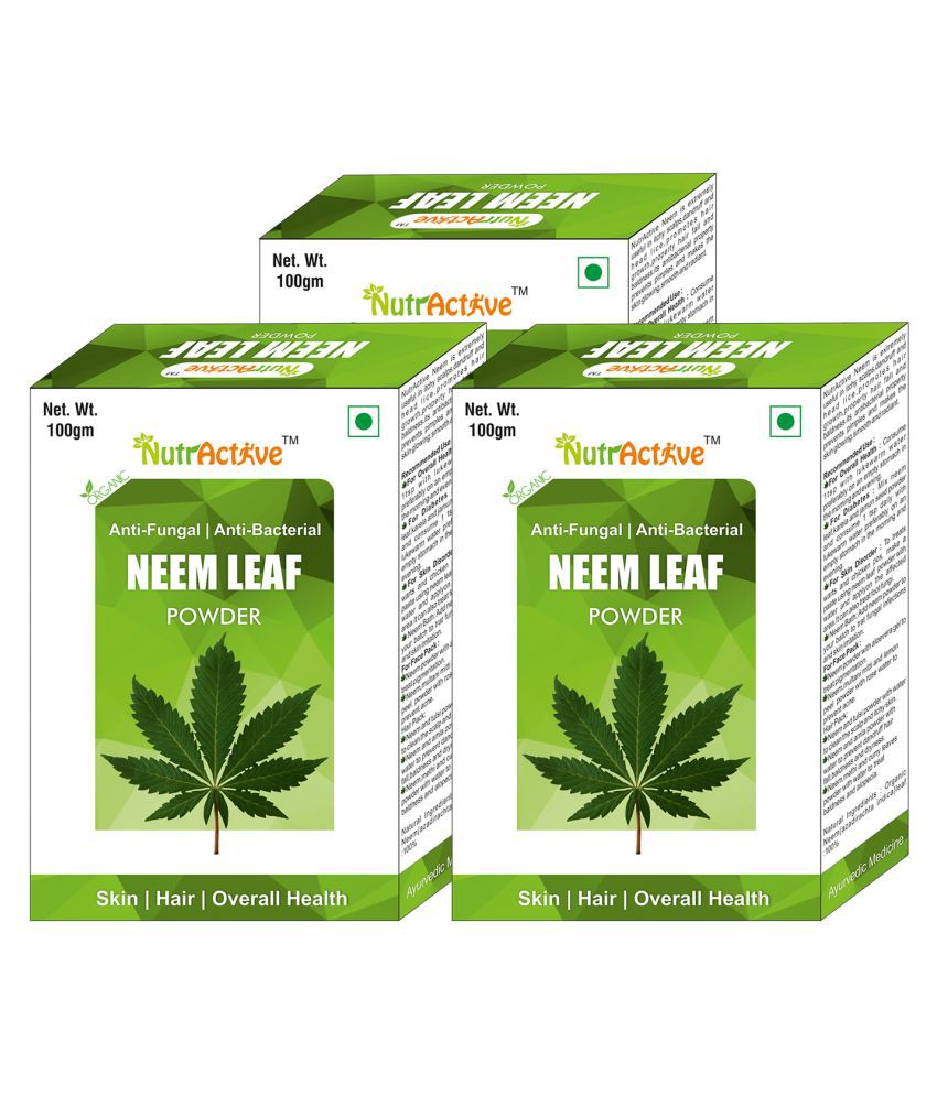     			NutrActive Organic Neem Leaf Powder Powder 100 gm Pack of 3