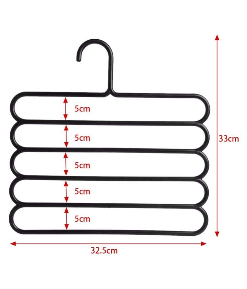 Trum Multilayered Multicolored hangers Clothes Hanger for Almirah Pack