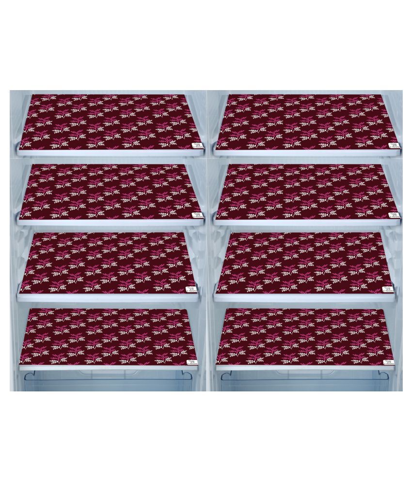     			E-Retailer Set of 8 PVC Purple Fridge Mats