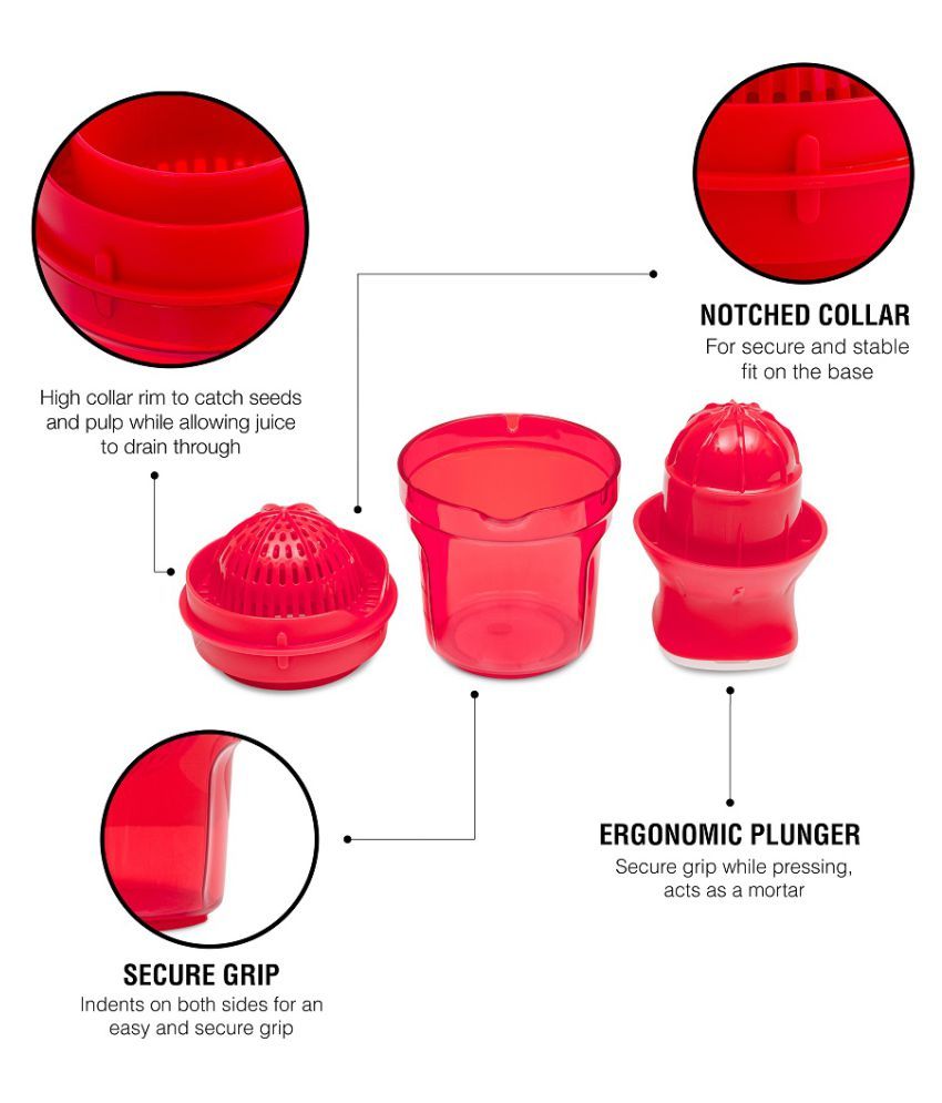 Tupperware Red Manual Juicer: Buy Online at Best Price in India - Snapdeal