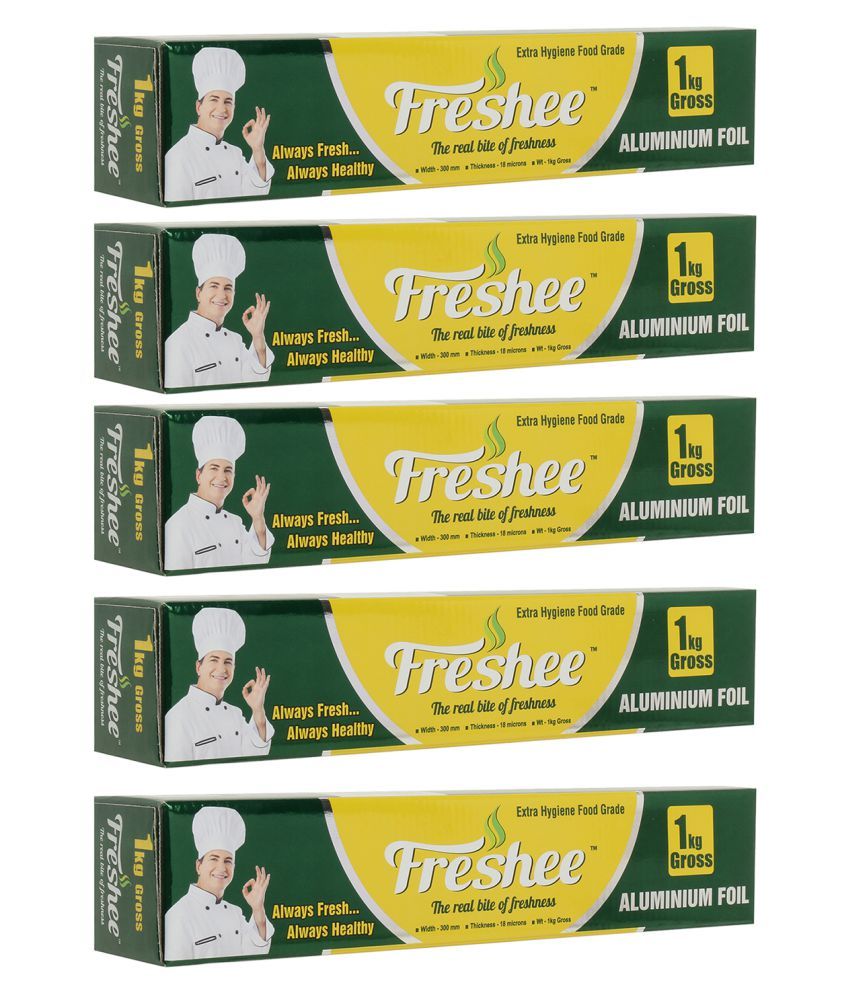     			Freshee 1kg Gross Aluminium Foil Paper Pack of 5