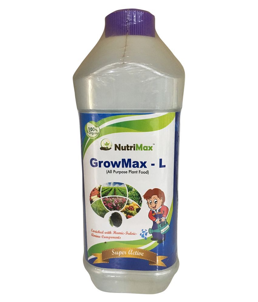     			Nutrimax GrowMax-L Humic Liquid 1 Liter Liquid Extract Fertilizer 1 Litre