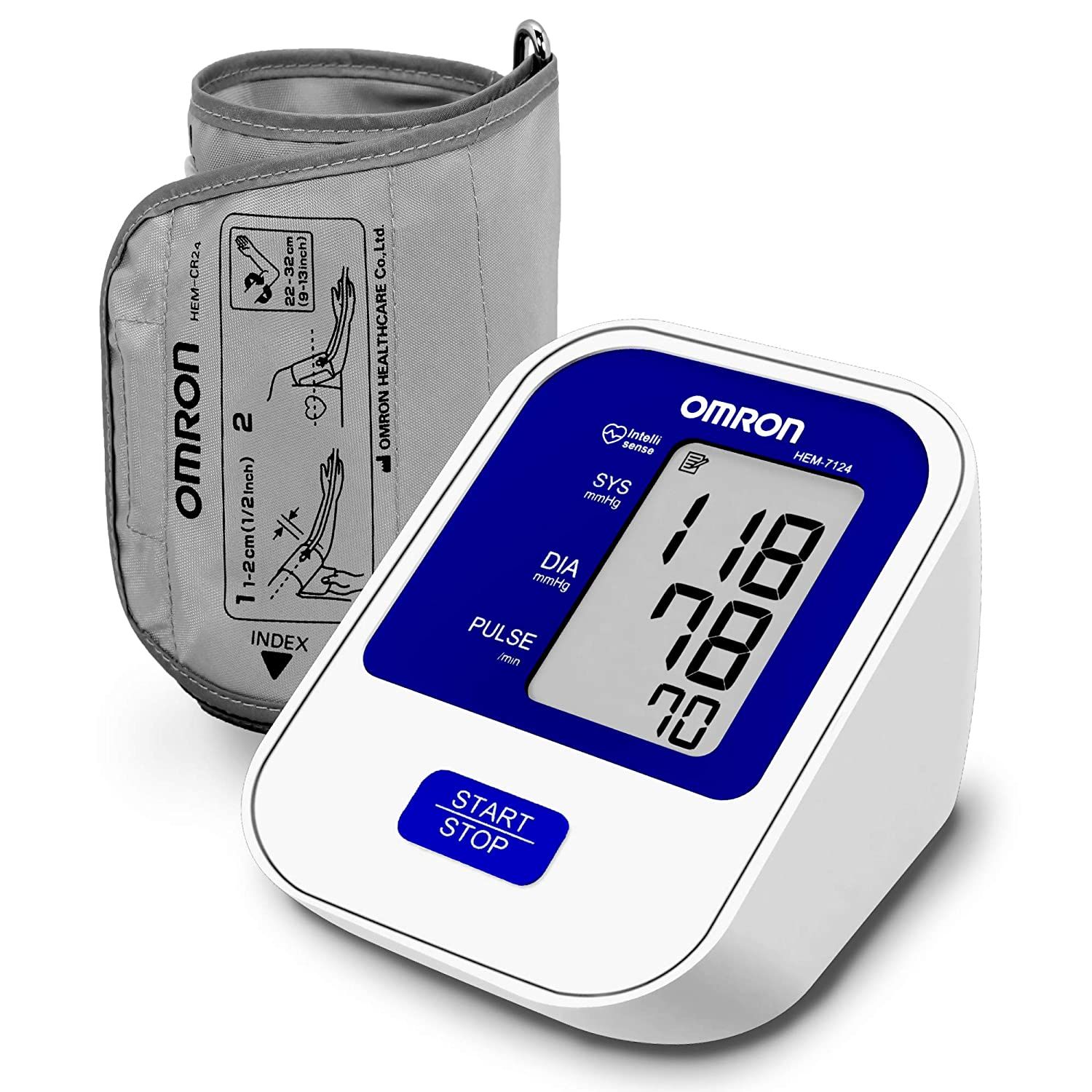 Buy Omron HEM 7124 Fully Automatic Digital Blood Pressure Monitor With 