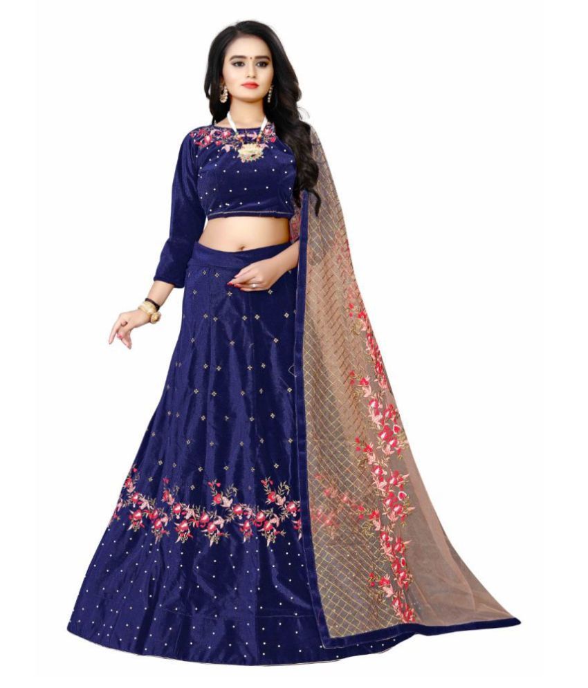 royal blue chaniya choli