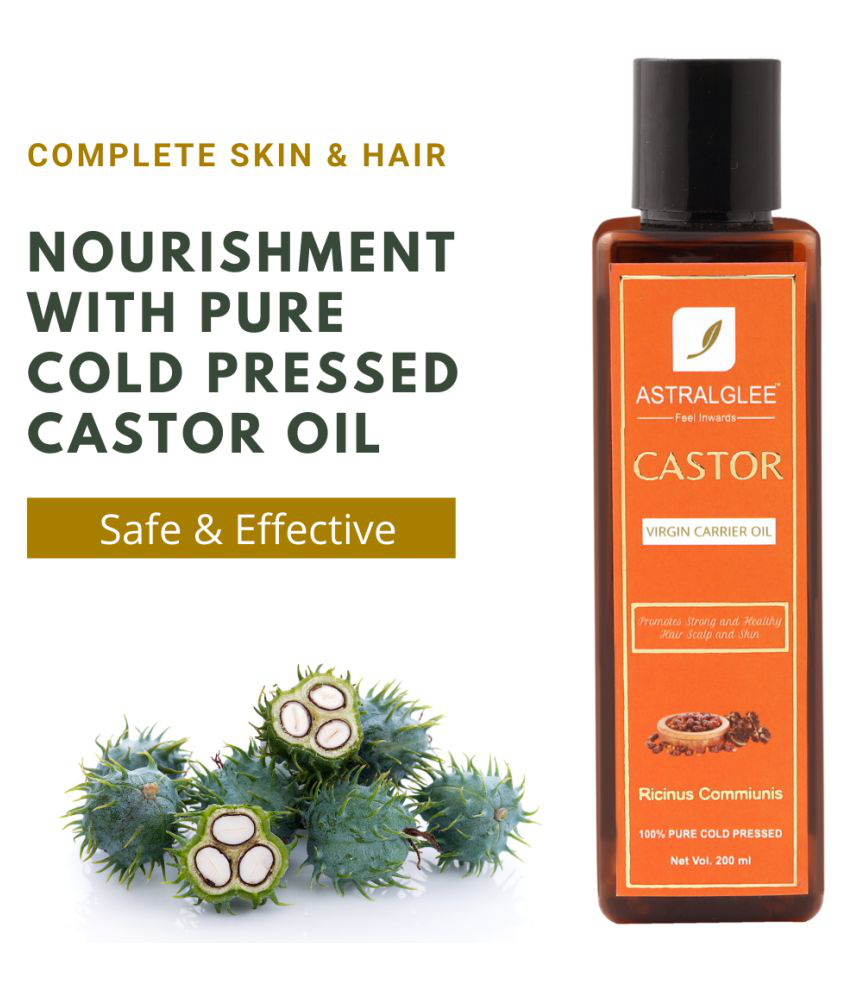 ASTRALGLEE Pure Castor Hair Oil 200 mL: Buy ASTRALGLEE Pure Castor Hair ...