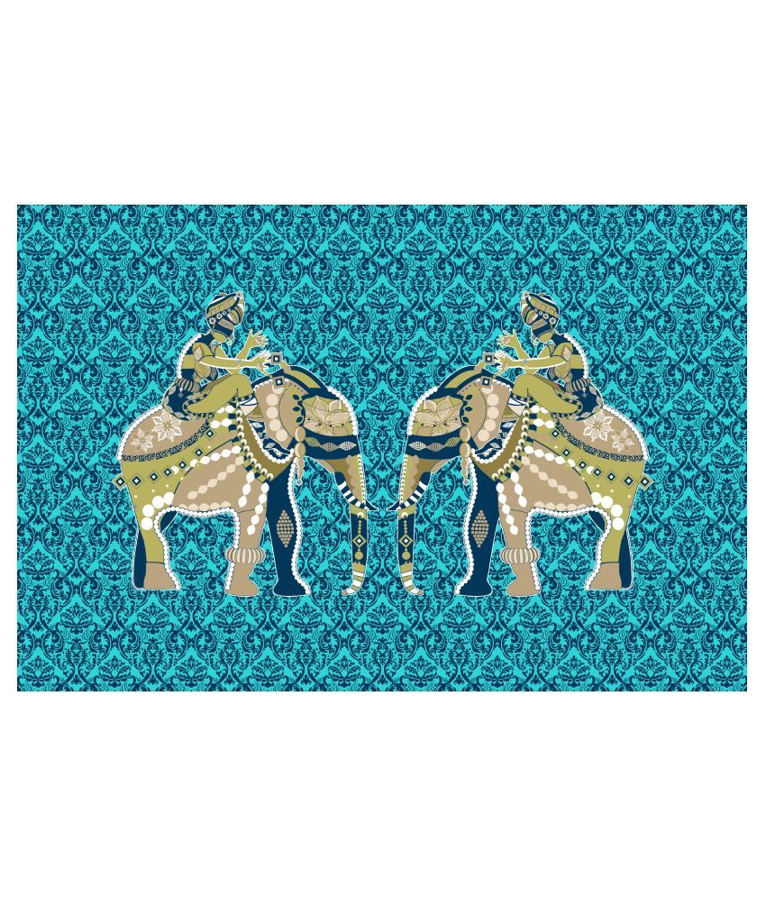 Bella Casa Cotton Double Bedsheet with 2 Pillow Covers ( 274 cm x 274