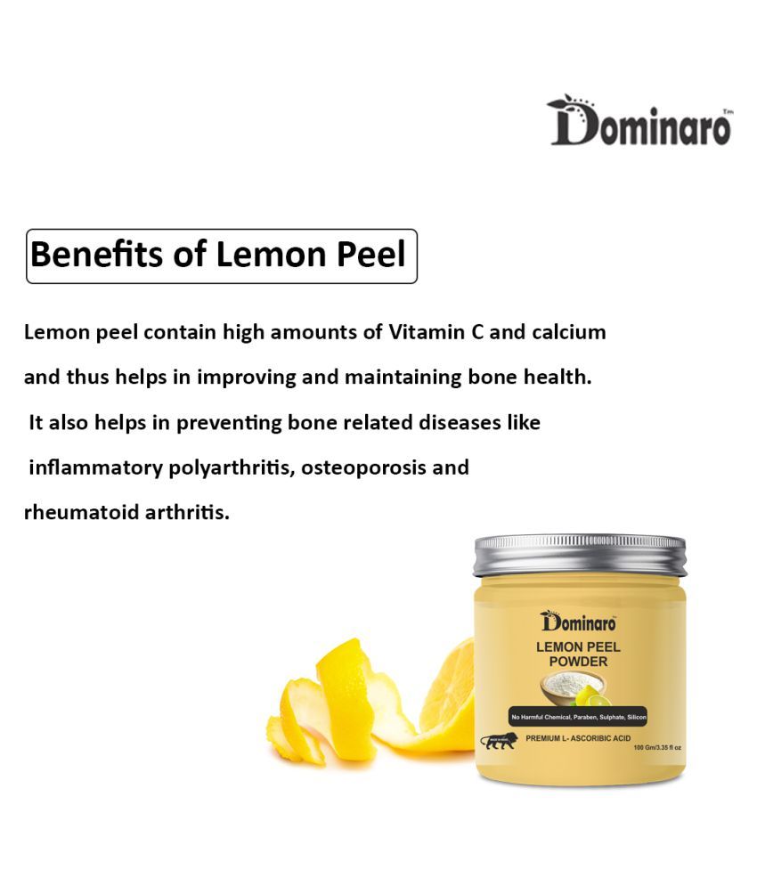 Dominaro 100 Pure Lemon & Bhringraj Powder Face Pack 200 gm Pack of 2