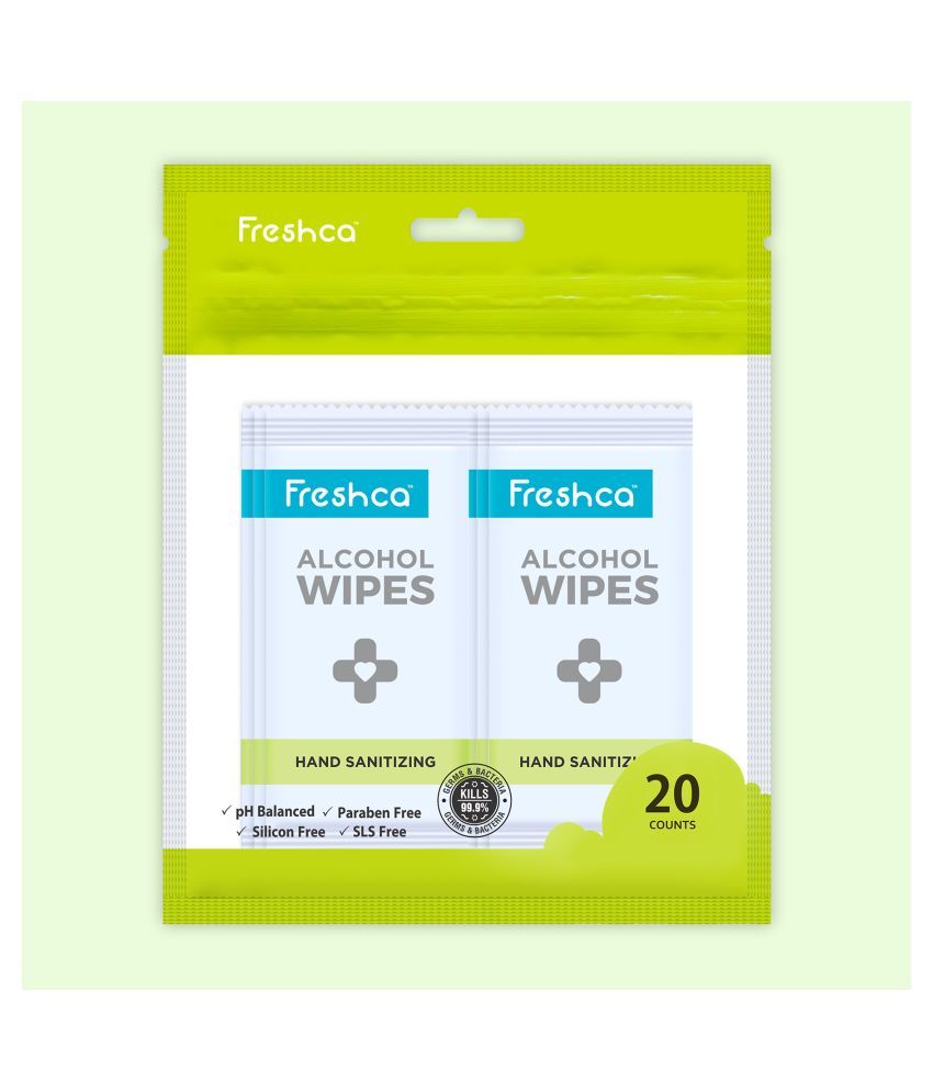 Freshca Freshca Hand Sanitizing Wet Wipes Wet Wipes ( 60 Pcs ) Pack of
