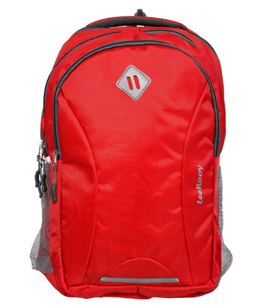 LeeRooy red Backpack Buy LeeRooy red Backpack Online at Low Price