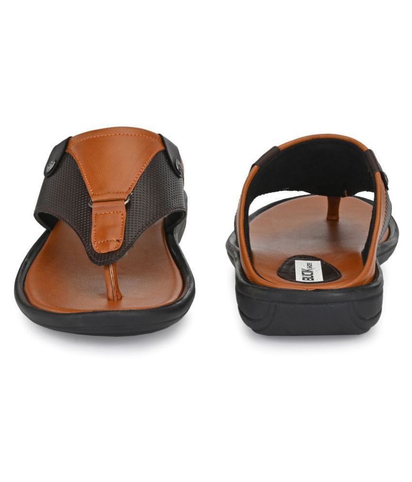 bucik tan leather slippers