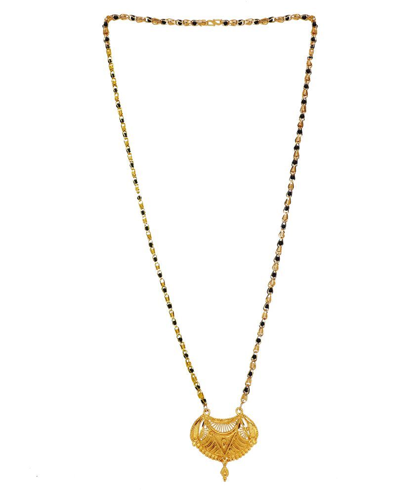     			h m product Gold Plated Letest & Designer Mangalsutra For Women-100226