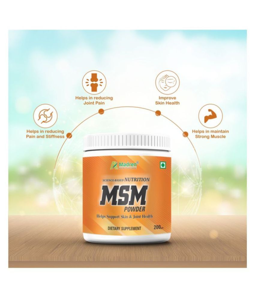 Madren Healthcare MSM Powder for Beauty, Bone & Joint Health 200gm
