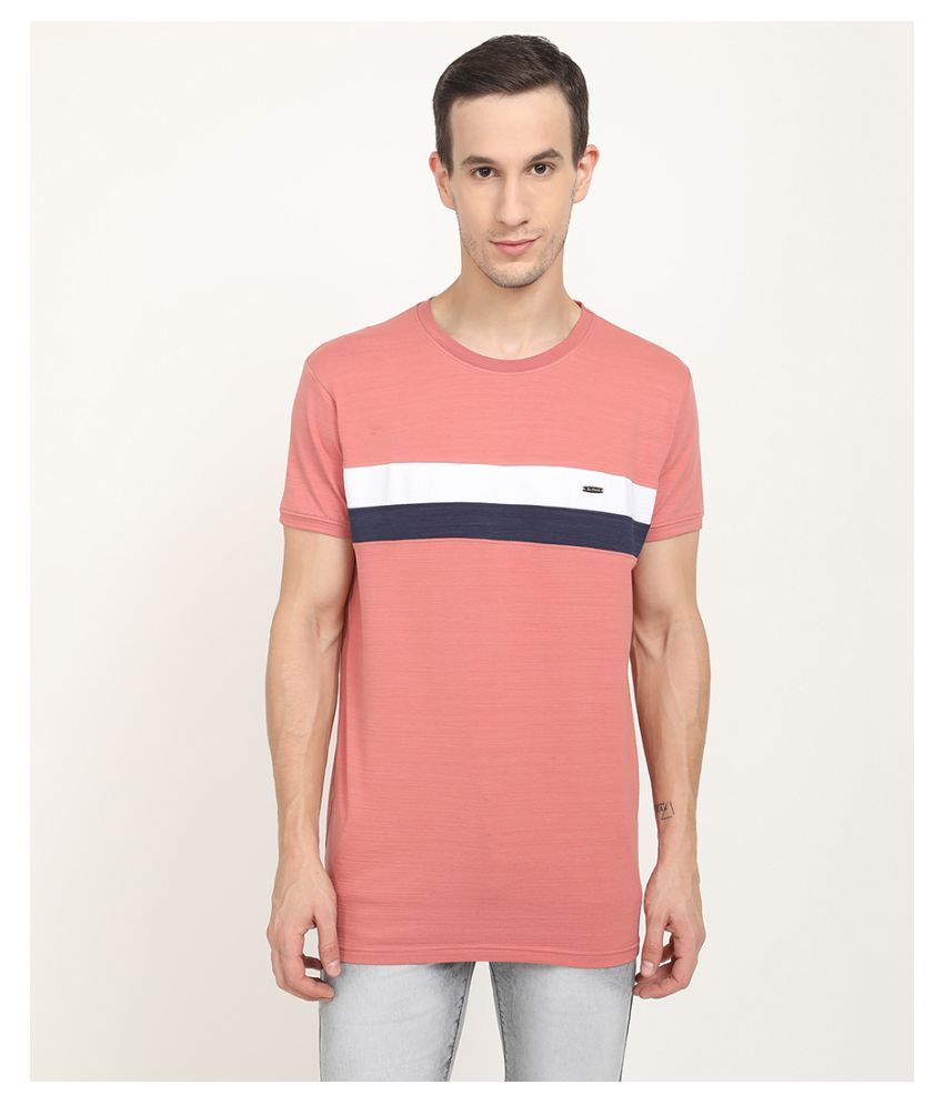 V2 Cotton Blend Maroon Solids T-Shirt - Buy V2 Cotton Blend Maroon ...
