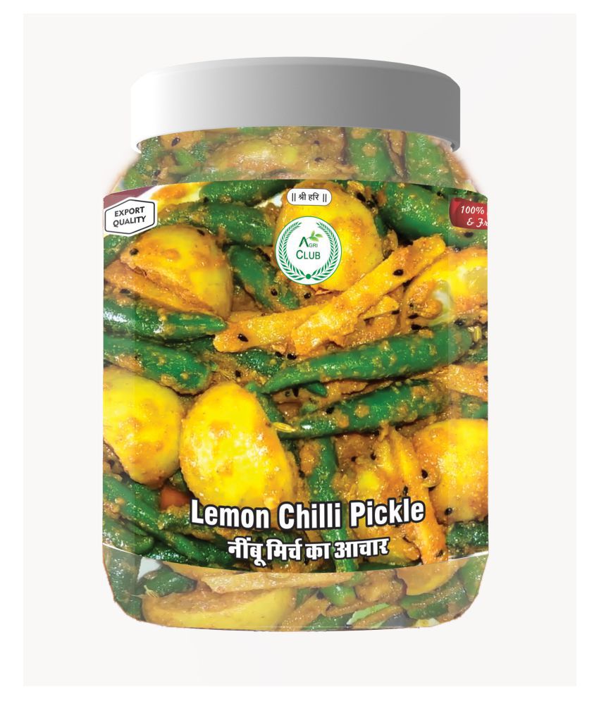 AGRI CLUB Lemon-Chilli(Nimbu Mirchi) Pickle 750 g