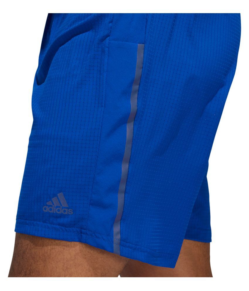 Adidas Blue Polyester Running Shorts - Buy Adidas Blue Polyester ...