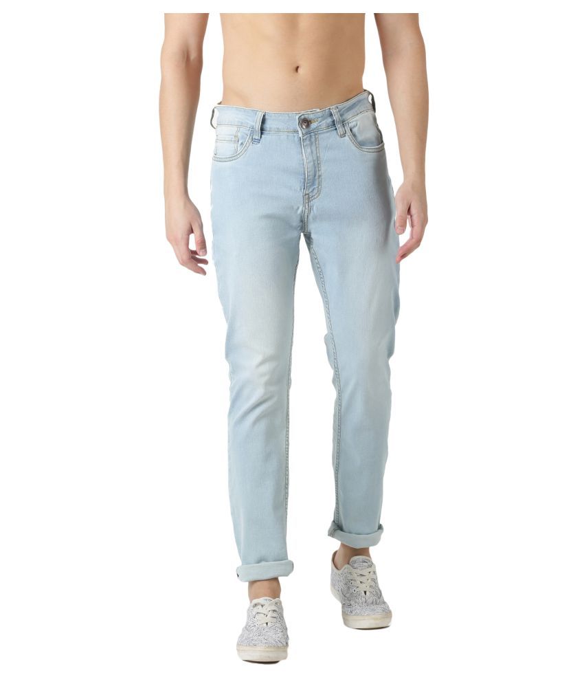 light blue slim fit jeans