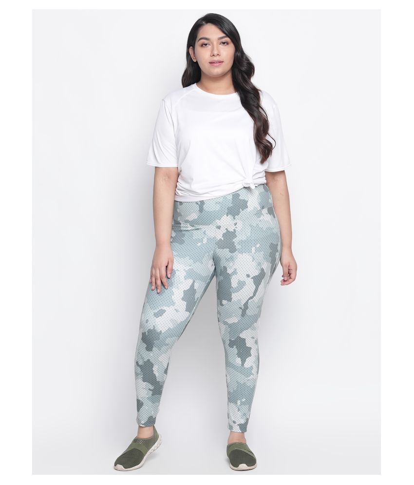 Buy Amydus Polyester Jeggings - Grey 