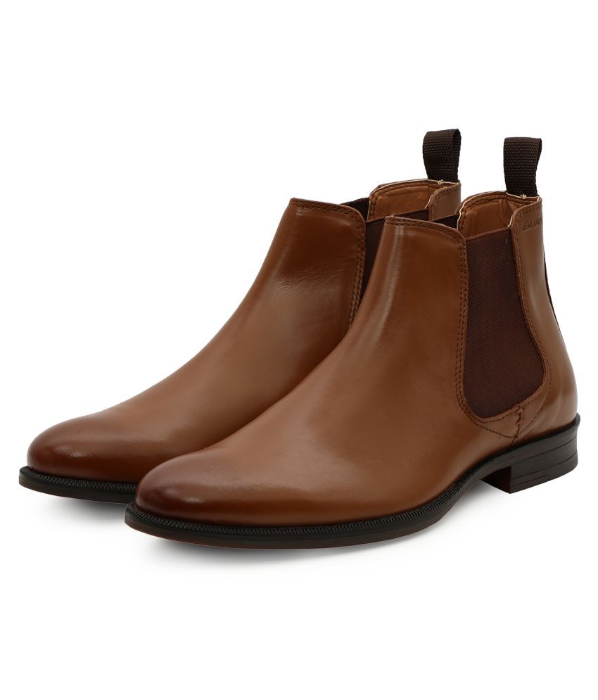 Red Tape Tan Chelsea boot - Buy Red Tape Tan Chelsea boot Online at ...