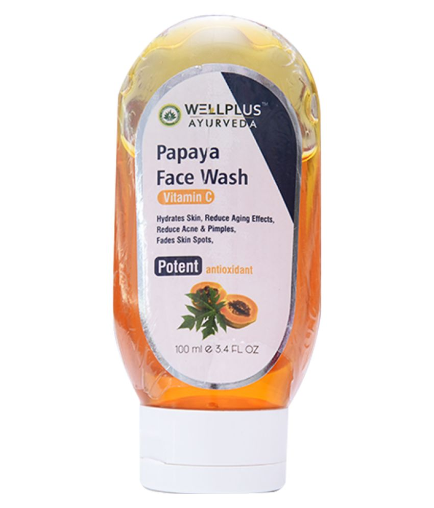     			Wellplus Ayurveda Papaya Face Wash 100 mL