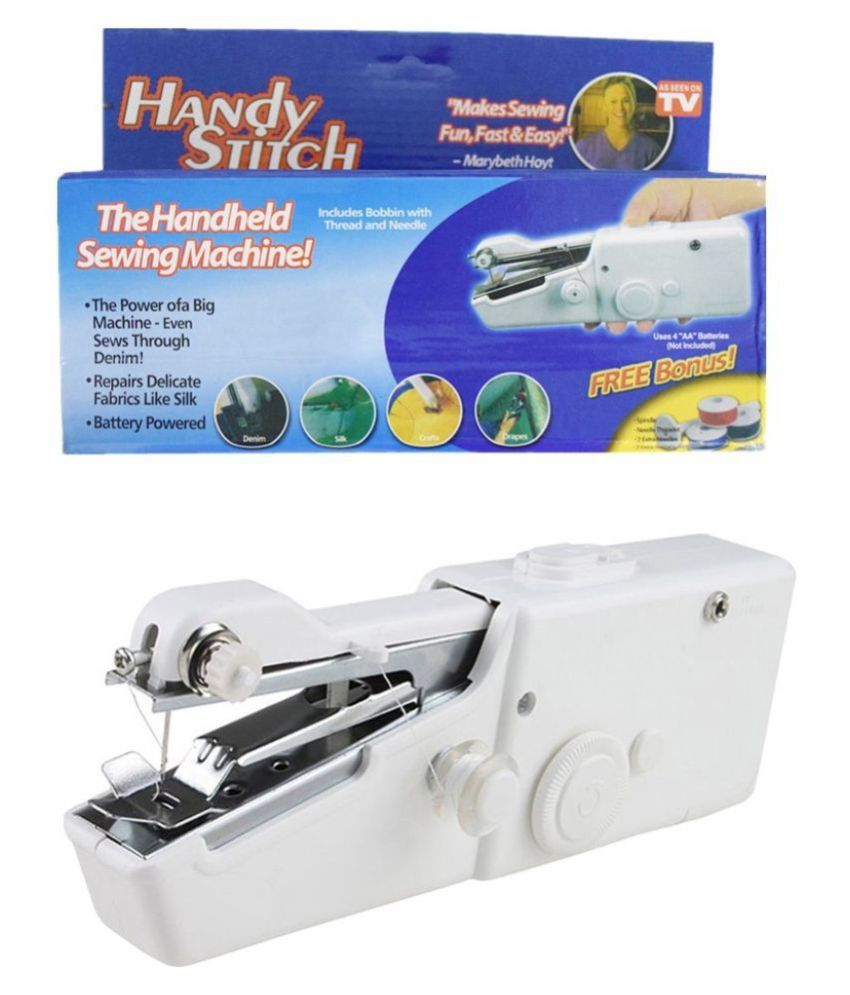 Cordless Electric Sewing Machine Handheld Handy Stitch Machine(Without