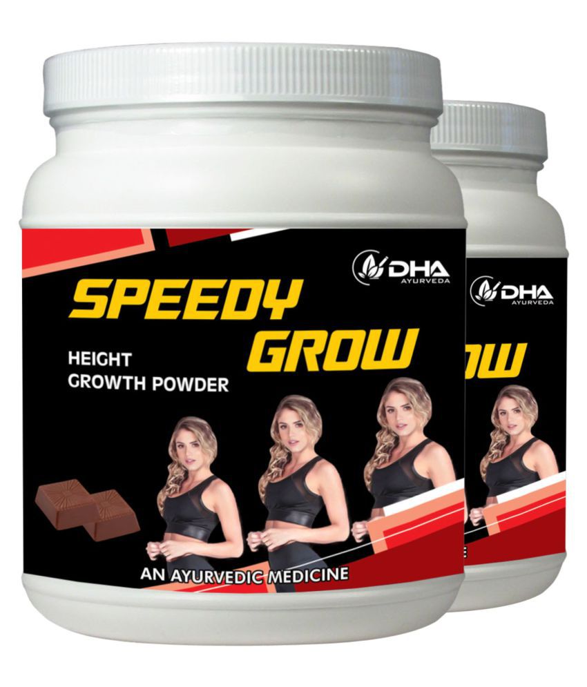     			DHA Ayurveda Speedy Grow- Herbal Height Grow Choco Powder 200 gm Pack Of 2