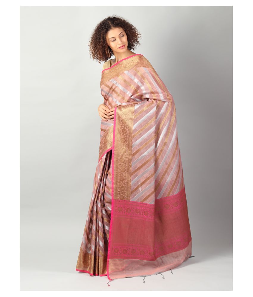 EthnicRoom Red Cotton Silk Saree - Buy EthnicRoom Red Cotton Silk Saree Online at Low Price 