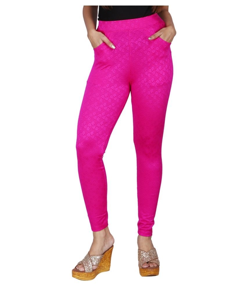 gold jeggings