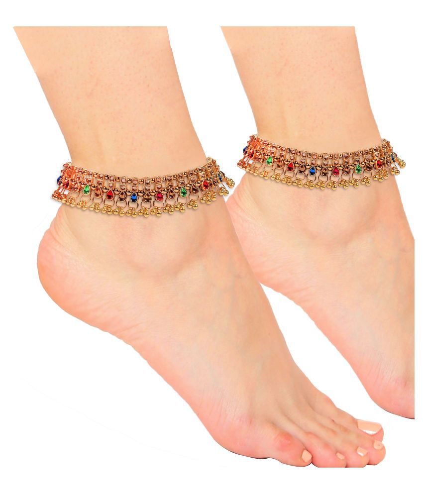Womensky Anklet Payal for wedding for women and girls: Buy Womensky Anklet  Payal for wedding for women and girls Online in India on Snapdeal
