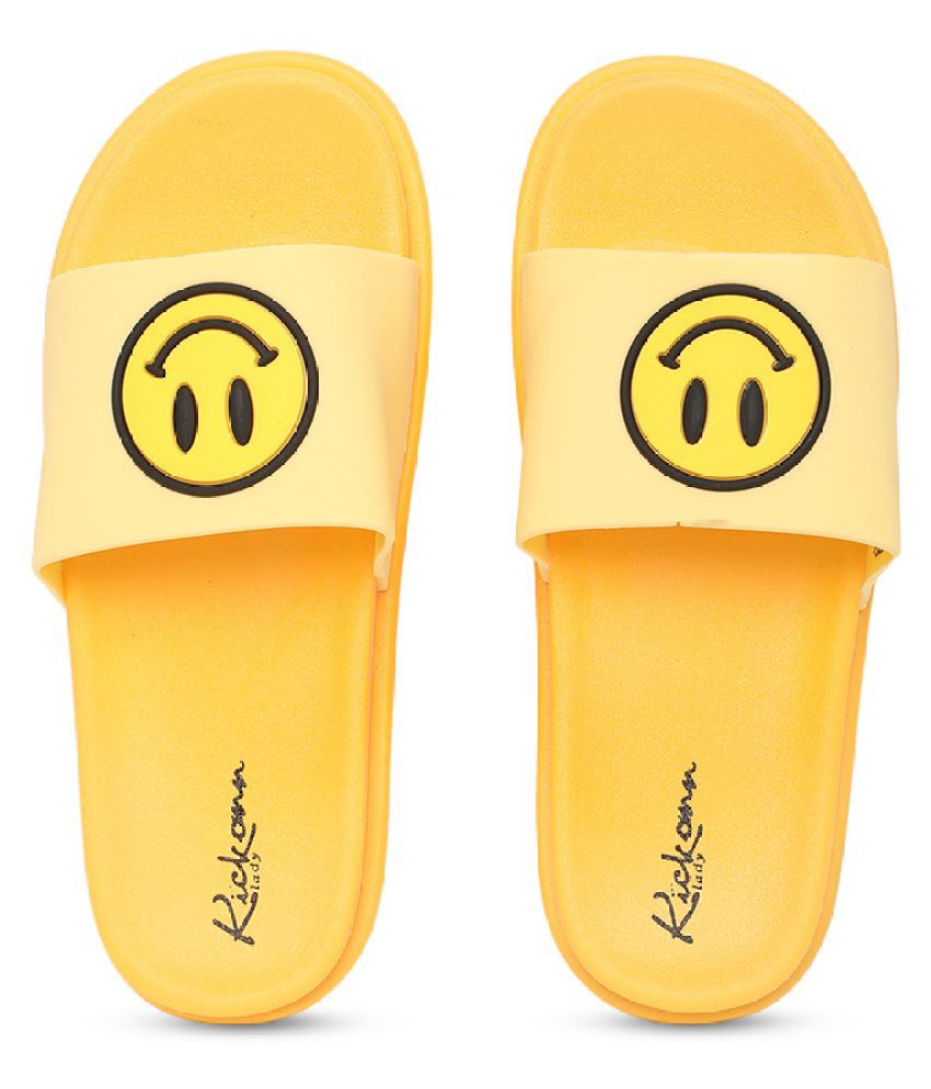 V2 Yellow Slippers Price in India Buy V2 Yellow Slippers Online at