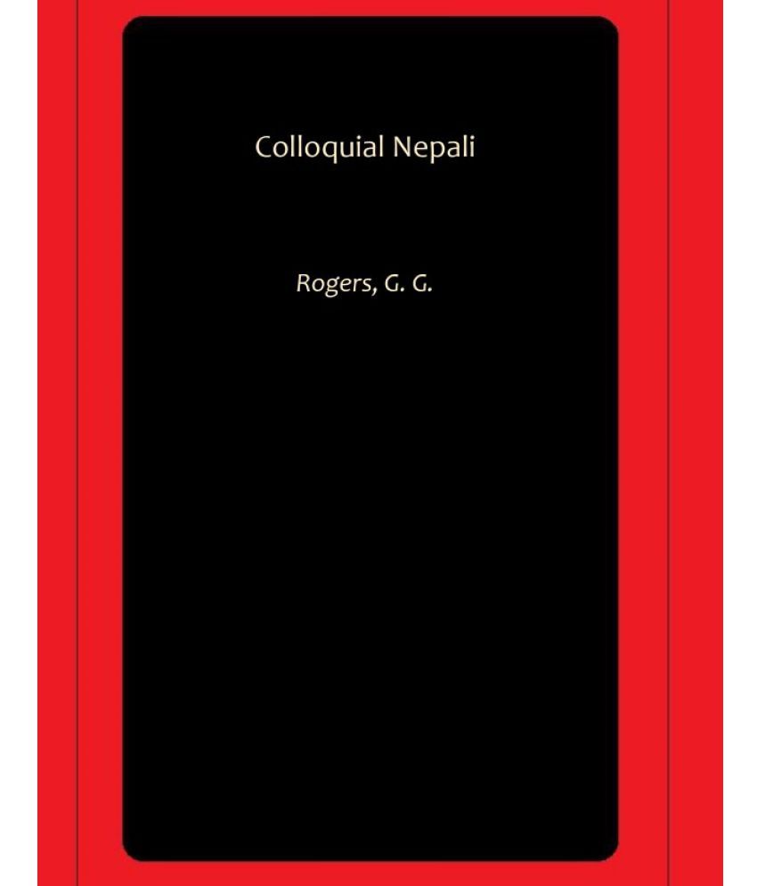     			Colloquial Nepali